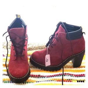 Size 6 Wine Persephone Dr. Marten boots
